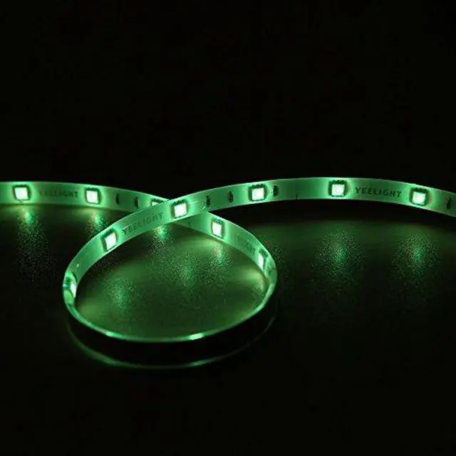 Alt view image 5 of 15 - YEELIGHT Smart WiFi LED RGB Light Strip, Dimmable, 16 Million Color Options -- Compatible With Google Assistant and Amazon Alexa, 6.5FT/2M