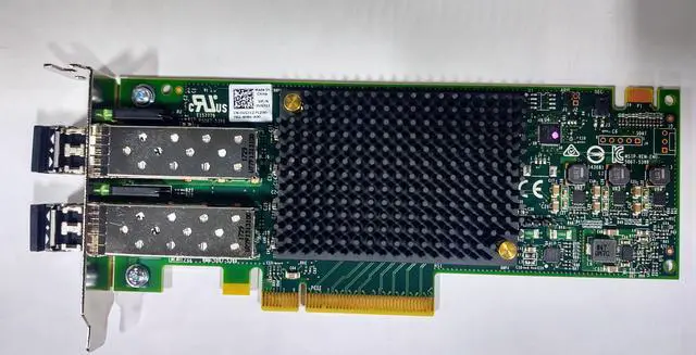 Main image of Dell Emulex LPe31002 Dual Port 16GB SFP+ W/2X SFP`S LP HBA VGJ12 0VGJ12 LPE31002-M6