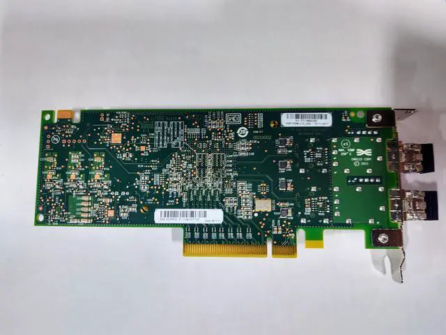 Alt view image 2 of 4 - Dell Emulex LPe31002 Dual Port 16GB SFP+ W/2X SFP`S LP HBA VGJ12 0VGJ12 LPE31002-M6