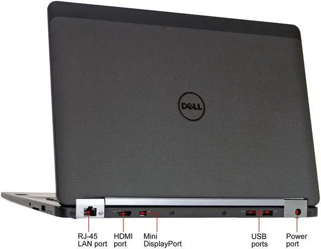 Alt view image 4 of 4 - Dell Latitude E7470 Intel Core i7-6600U 2.60GHz 16GB RAM 256GB SSD Windows 10 Pro