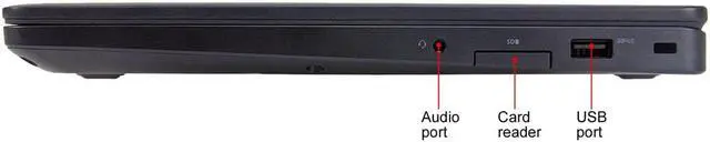 Alt view image 3 of 3 - Dell Latitude E5470 No Webcam i5-6200U 2.3GHz 16GB RAM 256GB SSD Windows 10 Pro