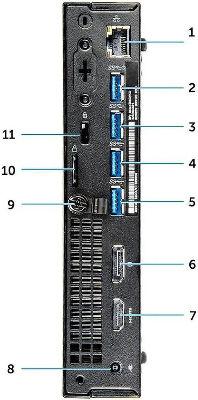 Alt view image 2 of 2 - Dell Optiplex 7050 Micro (MFF) i5-6500T 2.5 GHz 8GB RAM 256GB SSD Windows 10 Pro