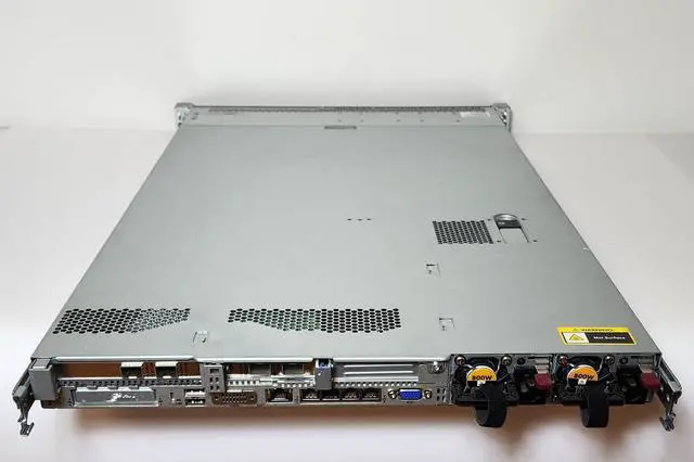 Alt view image 3 of 3 - HP DL360 Gen9 Server 2x E5-2670V3 8-Bay SFF Dual CPU Dual 800W P440AR Rails NO MEM/HDD