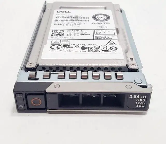 Main image of DELL N85XX 3.84TB 12G SAS SSD TLC SFF 2.5" TOSHIBA KPM5XRUGT3T84 w/ CADDY