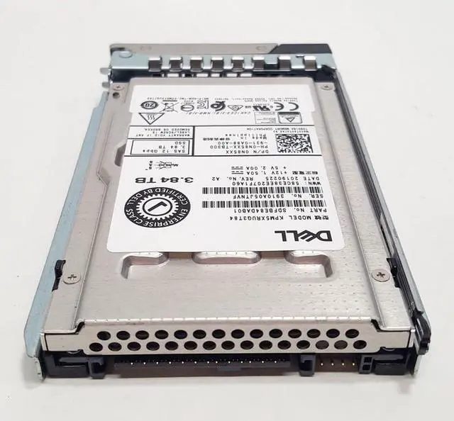 Alt view image 2 of 7 - DELL N85XX 3.84TB 12G SAS SSD TLC SFF 2.5" TOSHIBA KPM5XRUGT3T84 w/ CADDY