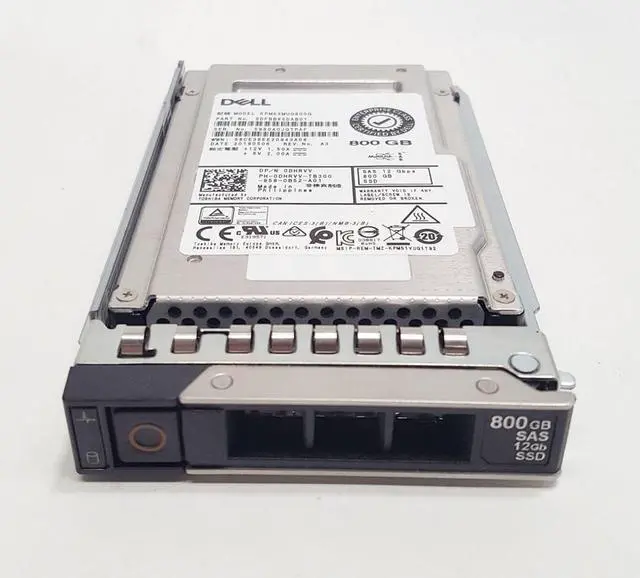 Alt view image 2 of 7 - DELL DHRVV 800GB SAS SSD 12Gbps 2.5" ENTERPRISE KPM5XMUG800G w/ CADDY