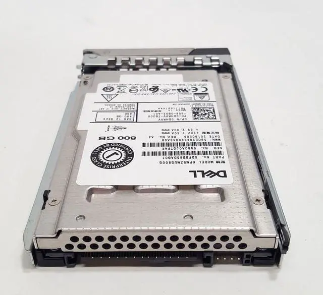 Alt view image 3 of 7 - DELL DHRVV 800GB SAS SSD 12Gbps 2.5" ENTERPRISE KPM5XMUG800G w/ CADDY