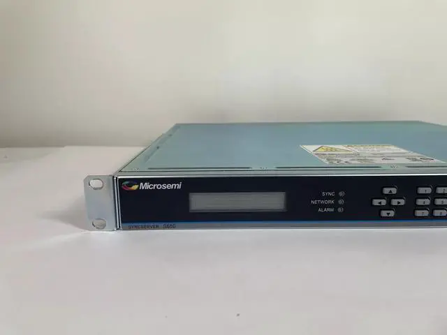 Alt view image 6 of 9 - MICROSEMI S650 SYNCSERVER GNSS-REFERENCED MODULAR TIME SERVER