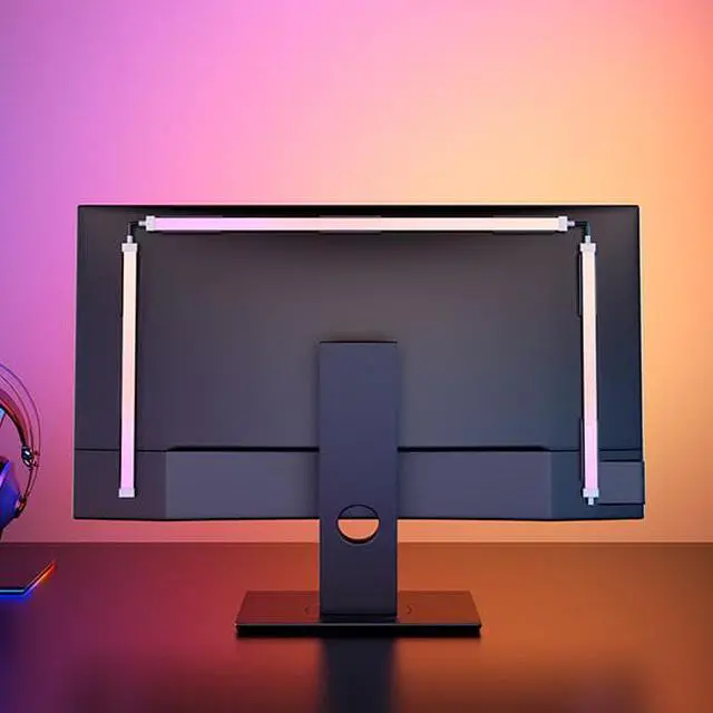 Alt view image 2 of 4 - LED light Strip, USB-Powered Software-Controlled RGB Strip Lights for PC Monitor/ Mirror/ TV, Smart Gaming Ambient Lighting with Color-Match Video, Music Sync 27''