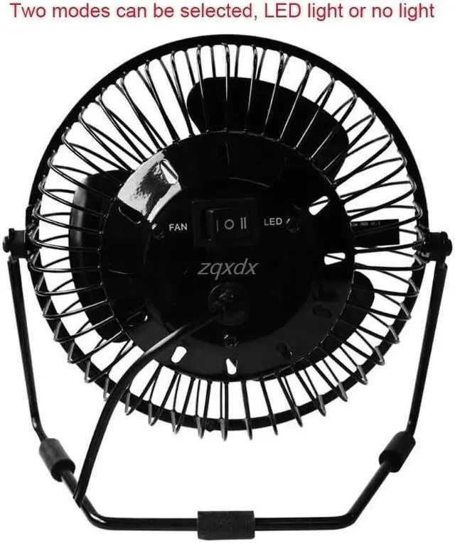 Alt view image 6 of 6 - 360 Degree Rotation USB LED Display RGB DIY Programmable Cooling Fan for Home Office PC Z11 Drop ship