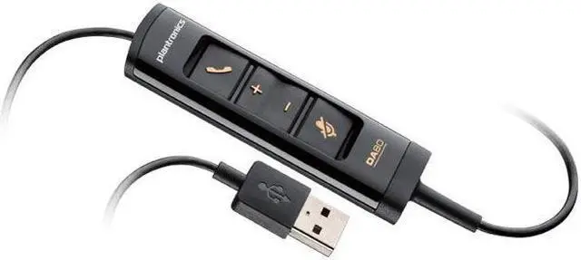 Alt view image 2 of 6 - Plantronics EncorePro HW715 USB Mono Mono Corded Headset