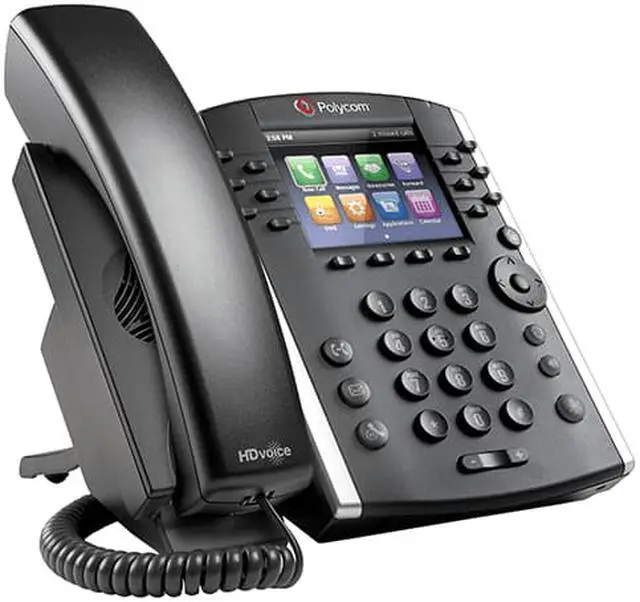 Alt view image 4 of 8 - Polycom VVX 411 (2200-48450-025) VVX 411 12-line Desktop Phone