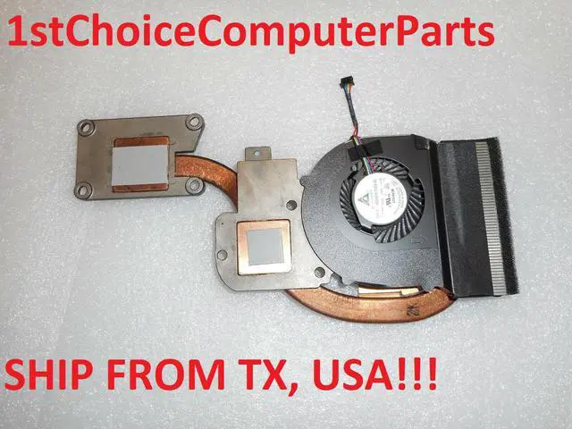 Alt view image 5 of 5 - NEW Dell Latitude E6440 CPU FAN+Heatsink Assembly For Discrete AMD GPU GXC1X