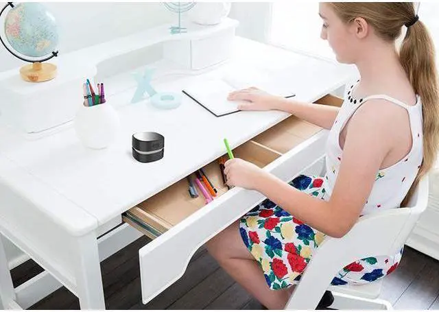 Alt view image 5 of 6 - Desktop Vacuum cleaner,Mini table dust sweeper Energy Saving with auto power-off function,High endurance up to 400 mins,Cordless&360º Rotatable Design for Keyboard/Home/Office(black charging)