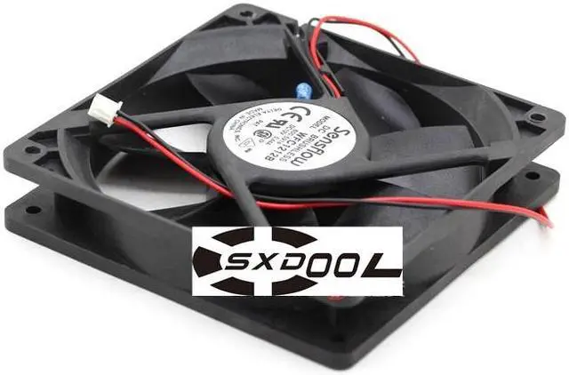 Alt view image 3 of 4 - NEW original Delta Sensflow WFC1212B 12cm 12025 temperature control double ball mute case cooling fan