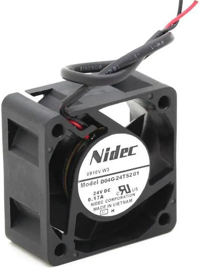 Alt view image 2 of 5 - NIDEC D04G-24TS2 01 DC24V 0.17A 4CM 4020 40mm inverter silent cooling fan
