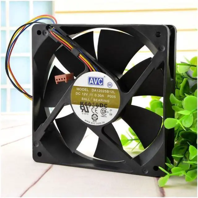 Alt view image 2 of 3 - NEW original AVC DE07015B12L 7CM 12V 0.3A 7015 AVC CPU ball fan main board 4pin port