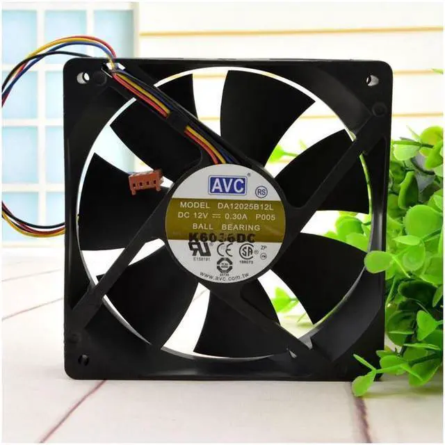 Main image of NEW original AVC DE07015B12L 7CM 12V 0.3A 7015 AVC CPU ball fan main board 4pin port