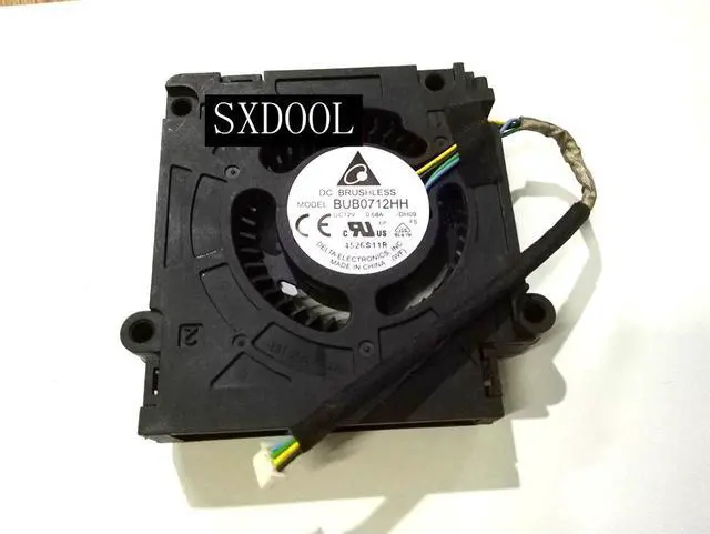 Alt view image 3 of 3 - DELTA BUB0712HH-DH09 DC12V 0.68A Turbofan 4-wire 4-pin