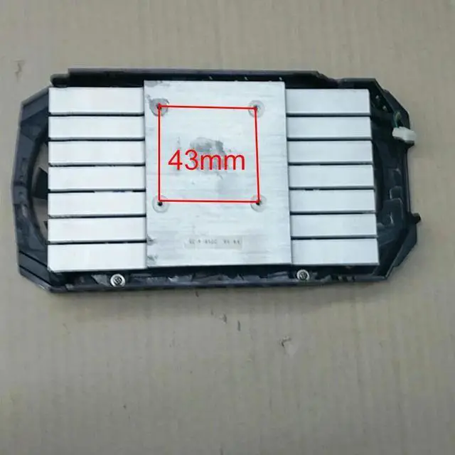 Alt view image 2 of 2 - Cooling graphics card radiator For Colorful GTX1050 TI Smart Shark 4G V3 heat sink GPU FAN Installation size 43*43mm