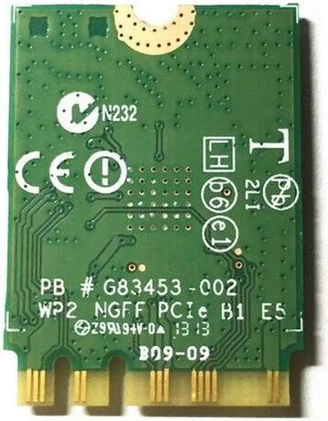 Alt view image 2 of 2 - Dual Band Wireless N Intel 7260 7260NGW NGFF WiFi+Bluetooth 4.0 Card  for ZBOOK 14 15 17 G2