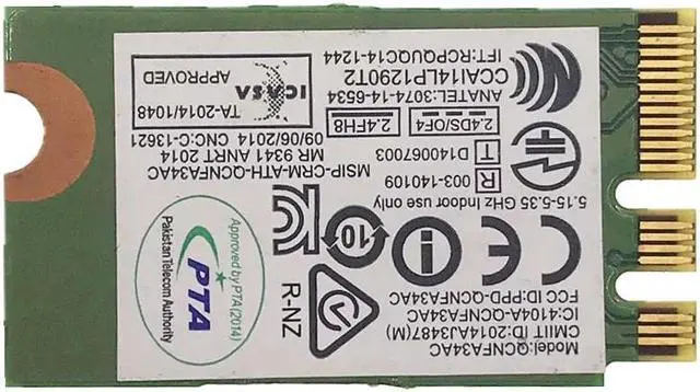 Alt view image 2 of 2 - For QCNFA34AC AC+BT4.0 WiFi Card For Lenovo IdeaPad G50-45 G70-80 Series FRU 00JT470 WCBN805A-L6(C)