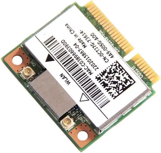 Alt view image 7 of 7 - Atheros AR5B22 Killer N1202 300M 802.11a/b/g/n WiFi + BT 4.0 Dual Band Wlan Card