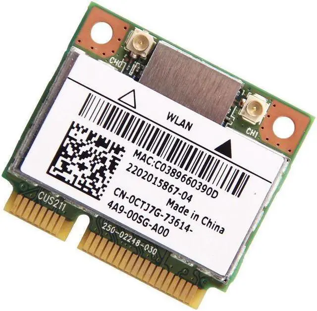 Alt view image 6 of 7 - Atheros AR5B22 Killer N1202 300M 802.11a/b/g/n WiFi + BT 4.0 Dual Band Wlan Card