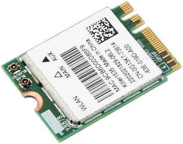Alt view image 5 of 6 - Atheros QCNFA364A Killer 1535 AC NGFF 867Mbps WiFi + Bluetooth 4.1 Wireless Card