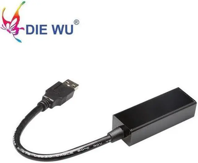 Alt view image 3 of 3 - external USB3.0 to RJ45 network adapter 10/100/1000Mbps Chip Realtek 8253 for PC Laptop Win 7/8/10