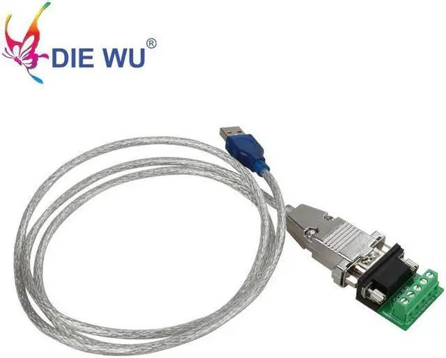 Alt view image 2 of 6 - 1.2M USB 2.0 to RS485 RS-485 RS422 RS-422 DB9 COM Serial Port Device Converter Adapter Cable CH340+ZT485 Chipset
