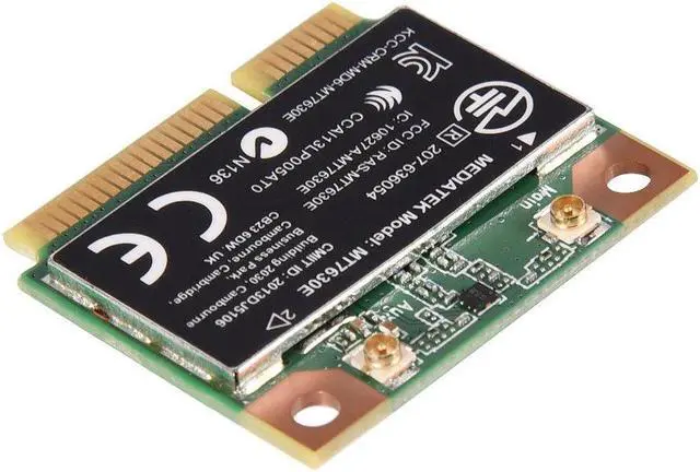 Alt view image 7 of 7 - For Intel MT7630E 2.4G WiFi Wireless Bluetooth 4.0 PCI-E Half Wifi Card