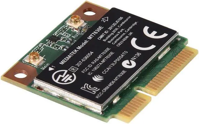 Alt view image 6 of 7 - For Intel MT7630E 2.4G WiFi Wireless Bluetooth 4.0 PCI-E Half Wifi Card