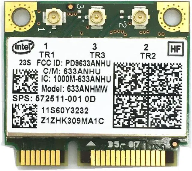 Main image of For Ultimate-N Intel 6300 633ANHMW 6300AGN half Mini PCI-E 2.4G/5GHZ Wireless card for X230 X220 T410 T420 FRU 60Y3233