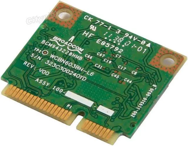 Alt view image 5 of 5 - For Lenovo Laptop BCM943228HMB 04W3764 MINI PCI-E Wireless WIFI Card BT 4.0