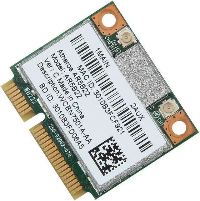 Alt view image 4 of 5 - Atheros AR9462 AR5B22 Mini PCI-E 802.11N WIFI WLAN Card Bluetooth 4.0 Dual Band