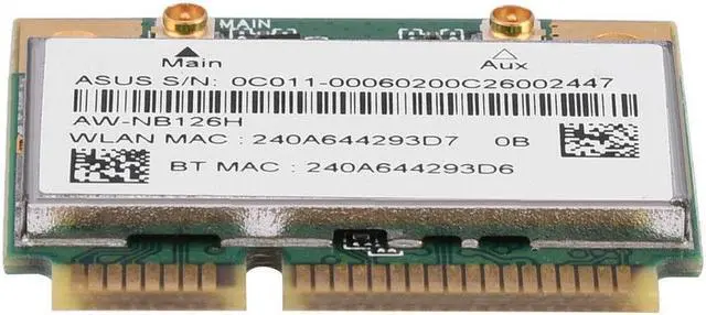 Alt view image 7 of 7 - Bluetooth 4.0 Mini PCI-E 150M 802.11B/G/N WIFI Wireles Card For Atheros AR5B225