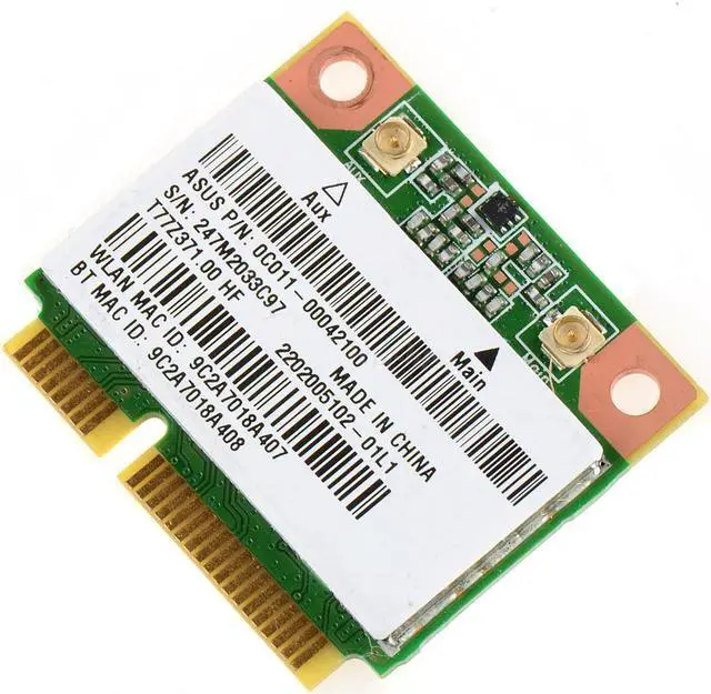 Main image of Bluetooth3.0 Combo WIFI Wireless Laptop Card Half Mini PCI Ralink RT3090BC4 Qual