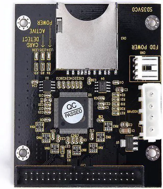Alt view image 2 of 4 - 3.5" 40Pin 40-Pin Male IDE To SD/SDHC/MMC memory Card SD to 3.5 IDE Adapter