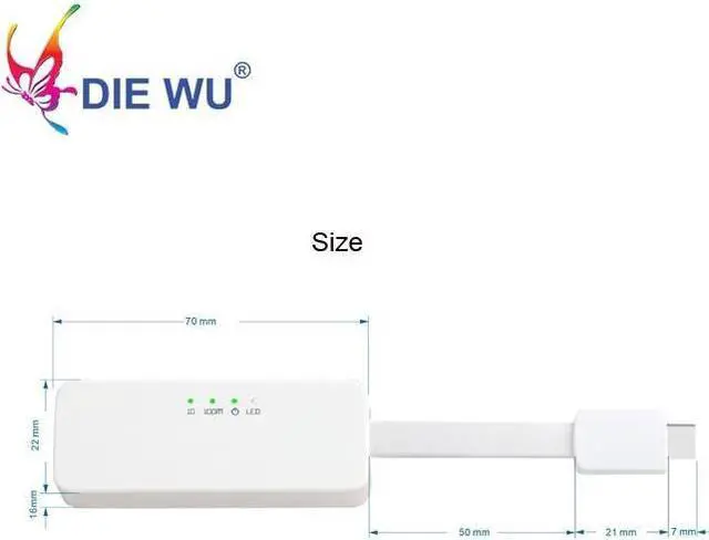 Alt view image 5 of 5 - External Wired USB C Adapter Network Card Ethernet RJ45 to USB3.1 Type C for MacBook Windows 7/8/10 Laptop 10/100/1000Mbps