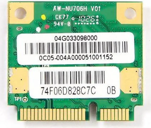 Alt view image 2 of 6 - AW-NU706H RT3070L Wireless Wifi WLAN Half Size Mini PCIe Card 802.11 b/g/n 300M