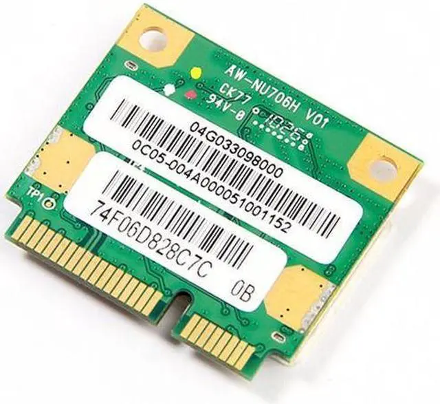 Alt view image 6 of 6 - AW-NU706H RT3070L Wireless Wifi WLAN Half Size Mini PCIe Card 802.11 b/g/n 300M
