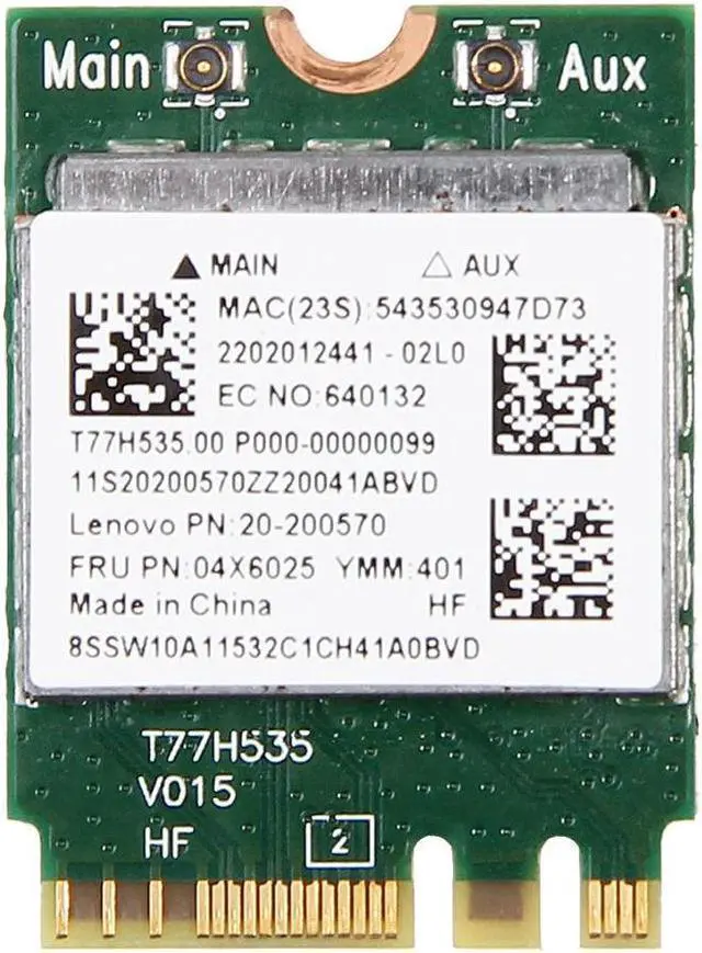 Main image of RealTek RTL8723BE NGFF Wlan Wifi Bluetooth Card 802.11n for IBM Lenovo 04X6025