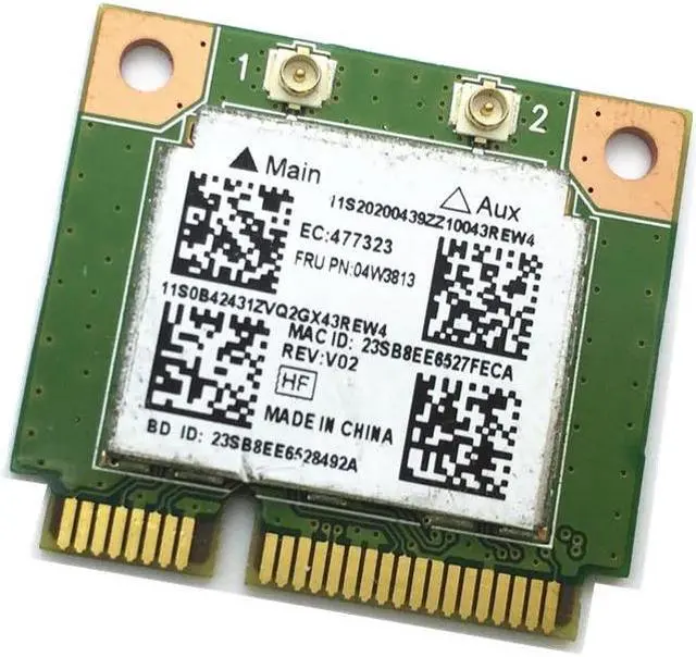 Alt view image 3 of 4 - For Realtek RTL8723BE 802.11bgn + BT4.0 Wireless Card For Lenovo Thinkpad E540 S440 S540 FRU 04W3813