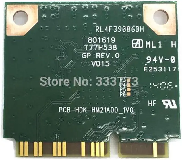 Alt view image 2 of 2 - RTL8821AE 802.11ac 433Mbps WiFi Dual Band Bluetooth 4.0 Card FRU: 04X6026 for Lenovo laptop