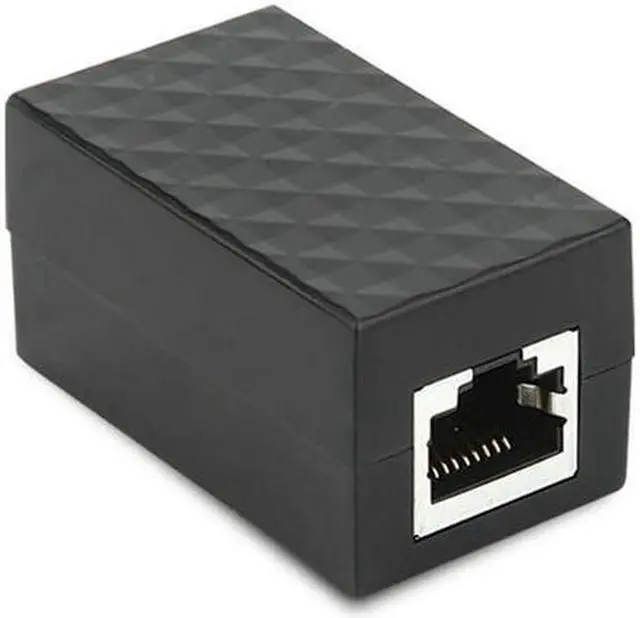 Main image of 2PCS Lightning protection RJ45 to RJ-45 straight adaptador head network Lan device adapter connector