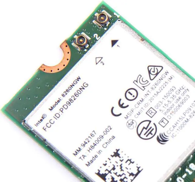 Alt view image 3 of 5 - 802.11AC 8260NGW 2.4/5GHz+Bluetooth4.2 NGFF Wi-Fi Card 867M