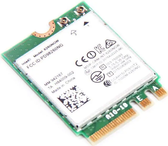 Alt view image 4 of 5 - 802.11AC 8260NGW 2.4/5GHz+Bluetooth4.2 NGFF Wi-Fi Card 867M
