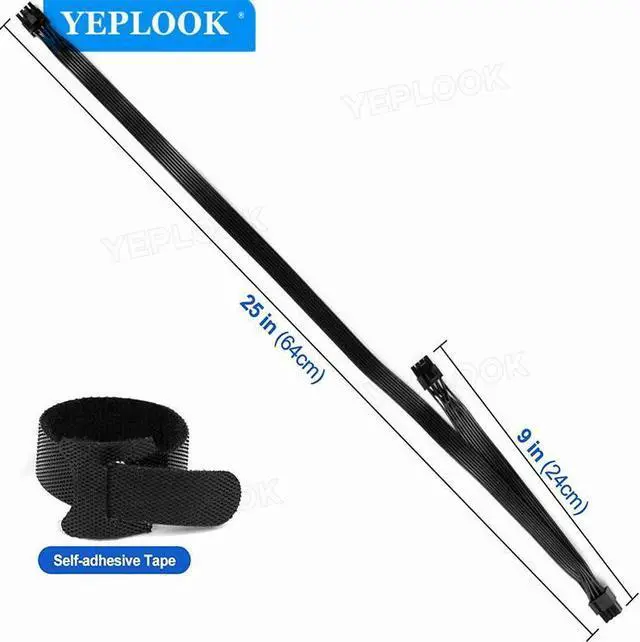 Alt view image 6 of 6 - PCIe 8Pin to Dual 8Pin GPU Cable For Seasonic X Series SS-1050XM2, SS-1250XM2, SS-650 KM3, SS-750 KM3, SS-850 KM3 Series PSU
