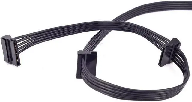 Alt view image 4 of 4 - PCI express 6Pin to 3 SATA 15Pin Power Supply Cable Port Multiplier for CORSAIR RM1000 RM850 RM750 RM650 RM550 RM450 Modular PSU
